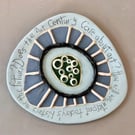 Wall Plaque with 'Musings'