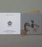 Mallard ducks card, printed on recycled card, blank - Image 3