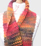 Vibrant and Colourful Wool Scarf 