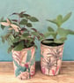 Vintage palm leaf grow your own herb garden gift set  - Image 3