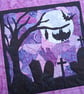 Spider and web Halloween Kit Art Quilt Panel - Image 6