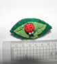 Felt Leaf and Ladybird Badge - Image 2
