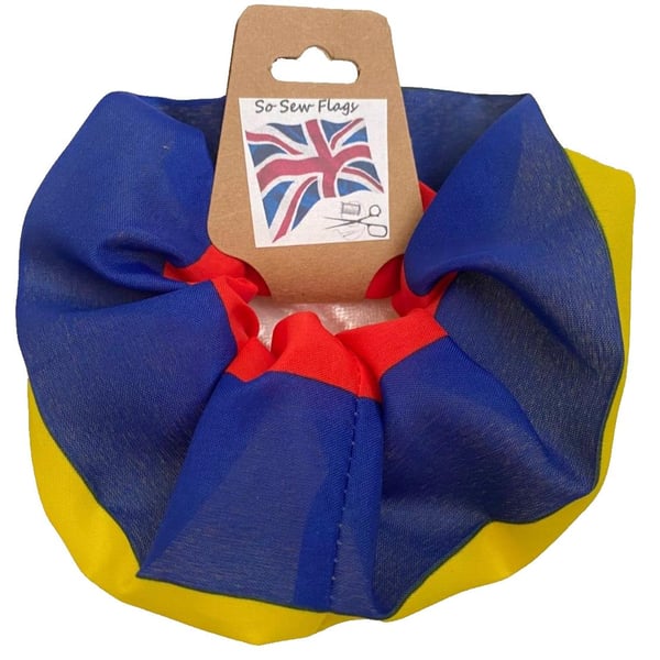 Colombia Flag Hair Scrunchie Scrunchies Accessory Band Elastic