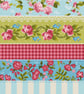 113 - Cross Stitch Floral Patchwork Victorian Rose Quilt Block Shabby Chic - Image 2