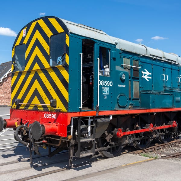 Diesel locomotive 08590 print