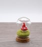 small glass toadstool keepsake gift