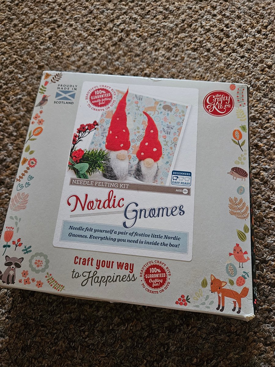 Nordic Gnomes needle felting kit