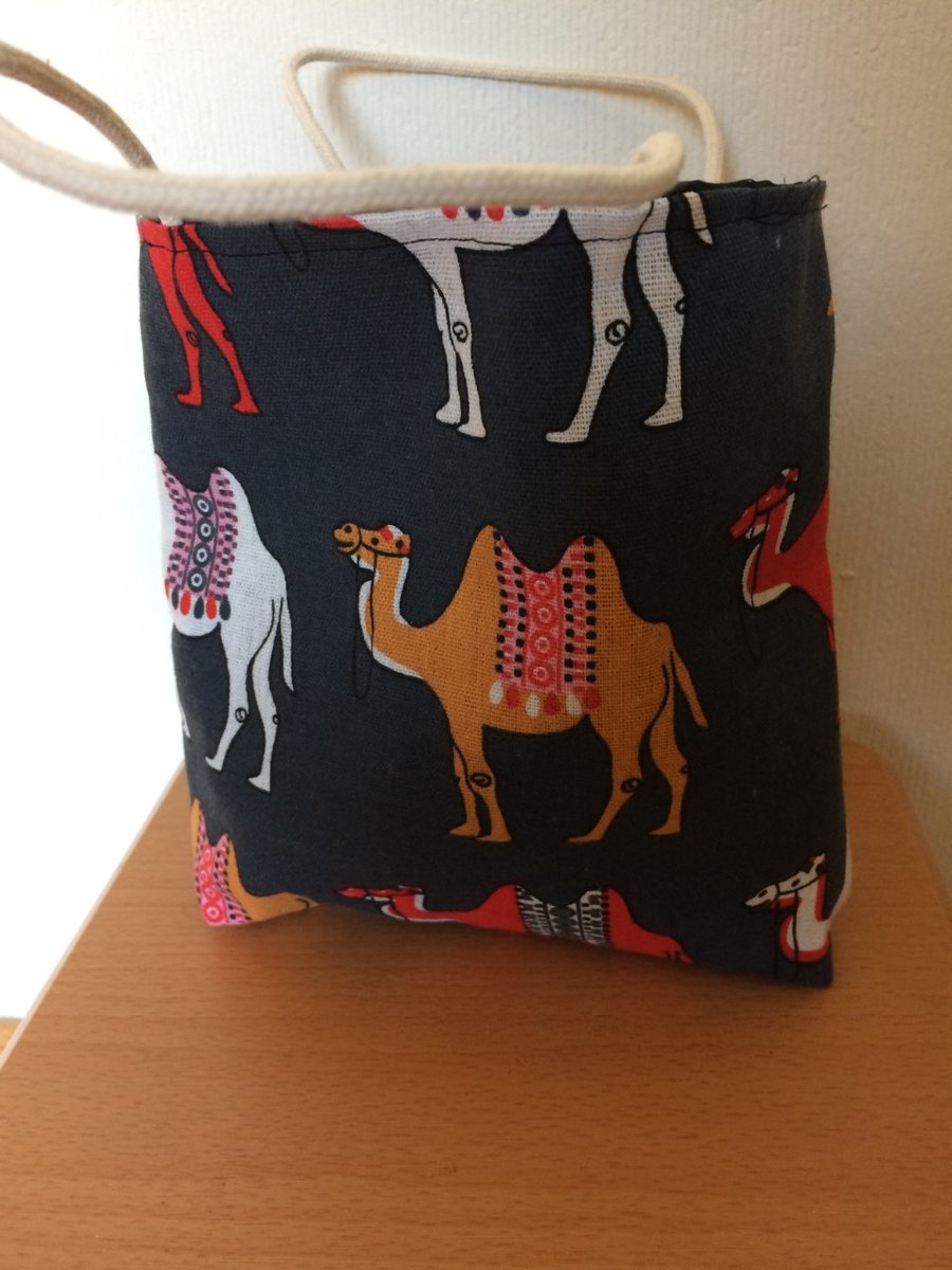 Childrens Camel print Bags  Gift bags 