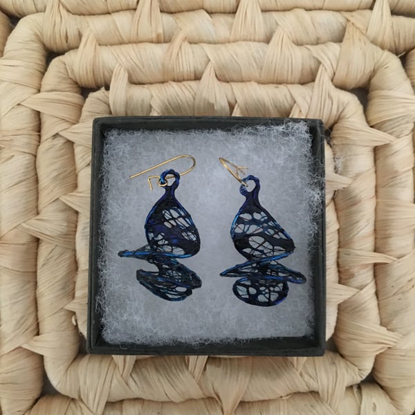 Lacquer Resin Earrings