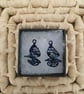 Lacquer Resin Earrings - Image 1