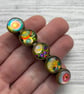 Women's barrette with abstract circle pattern - Image 2