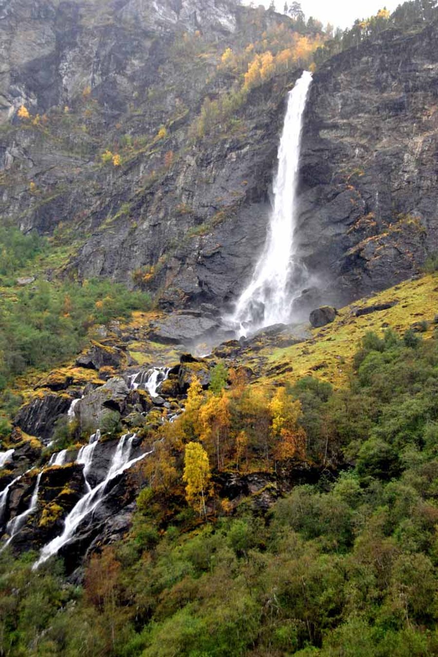 Flamsdalen Valley Flam Norway Scandinavia Photograph Print