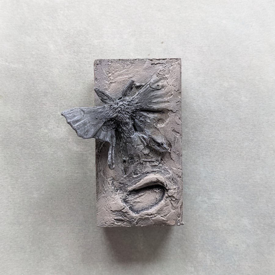 Fragments ix - Small Moth and Wall Sculpture