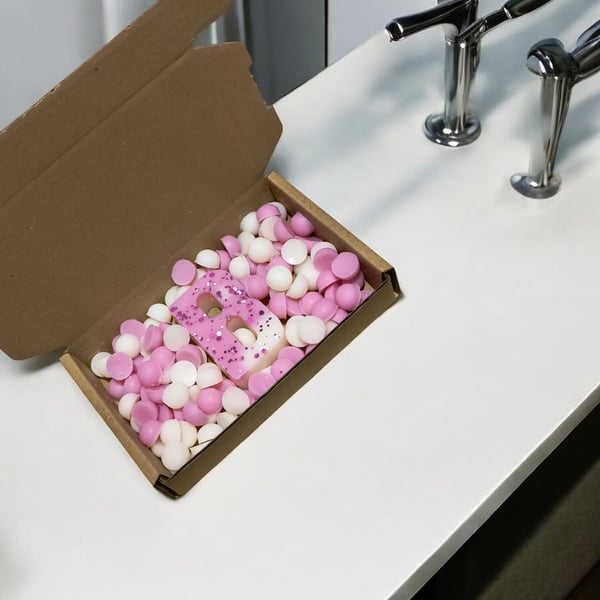 Personalised Hearts Soy Wax Melts Handmade Highly Scented Vegan Uk Seller Gift