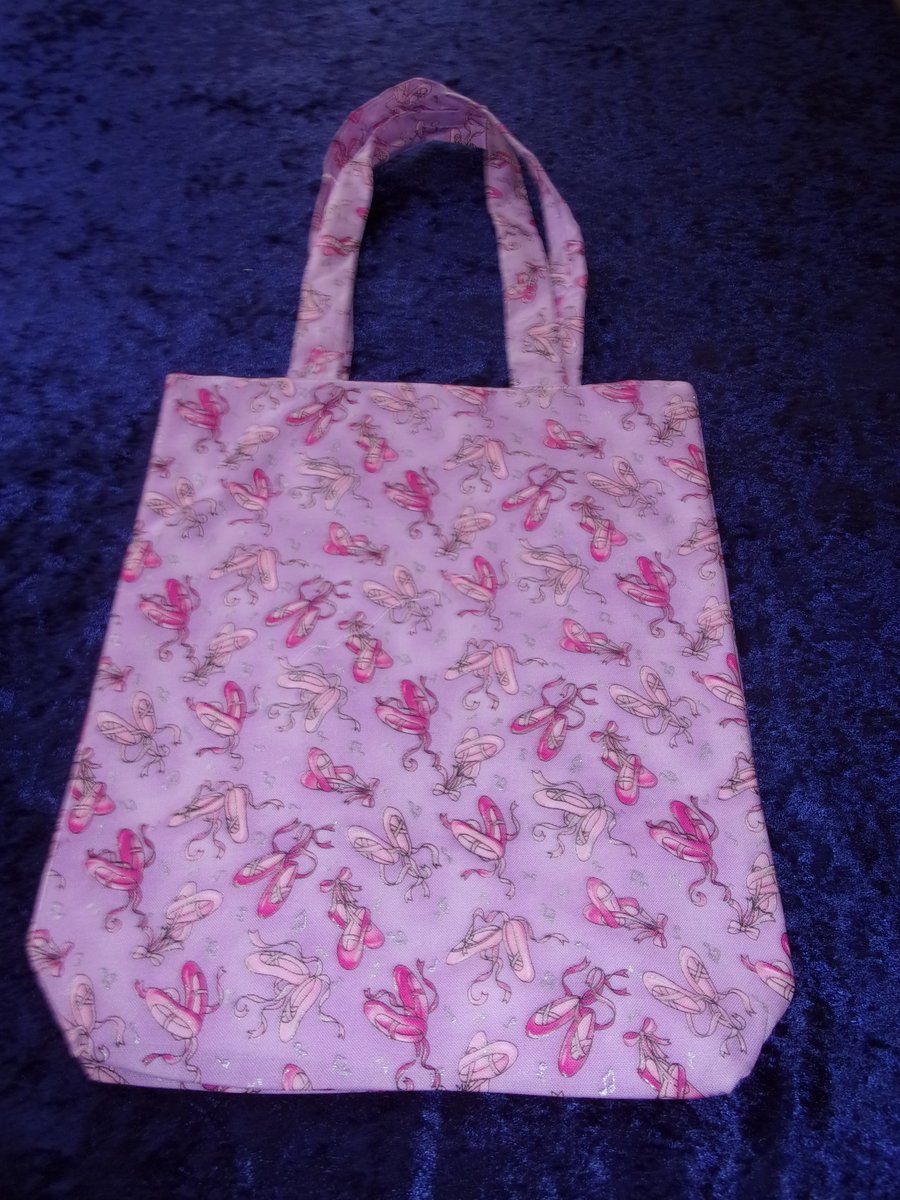 Ballet Shoes Fabric Bag