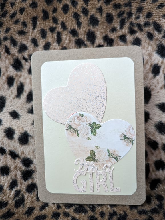 A6 It's a Girl Card