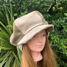 Corduroy Baker boy cap - upcycled