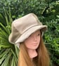 Corduroy Baker boy cap - upcycled
