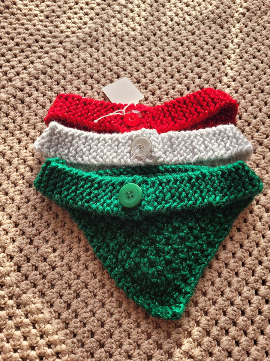 Christmas dog bandanas 