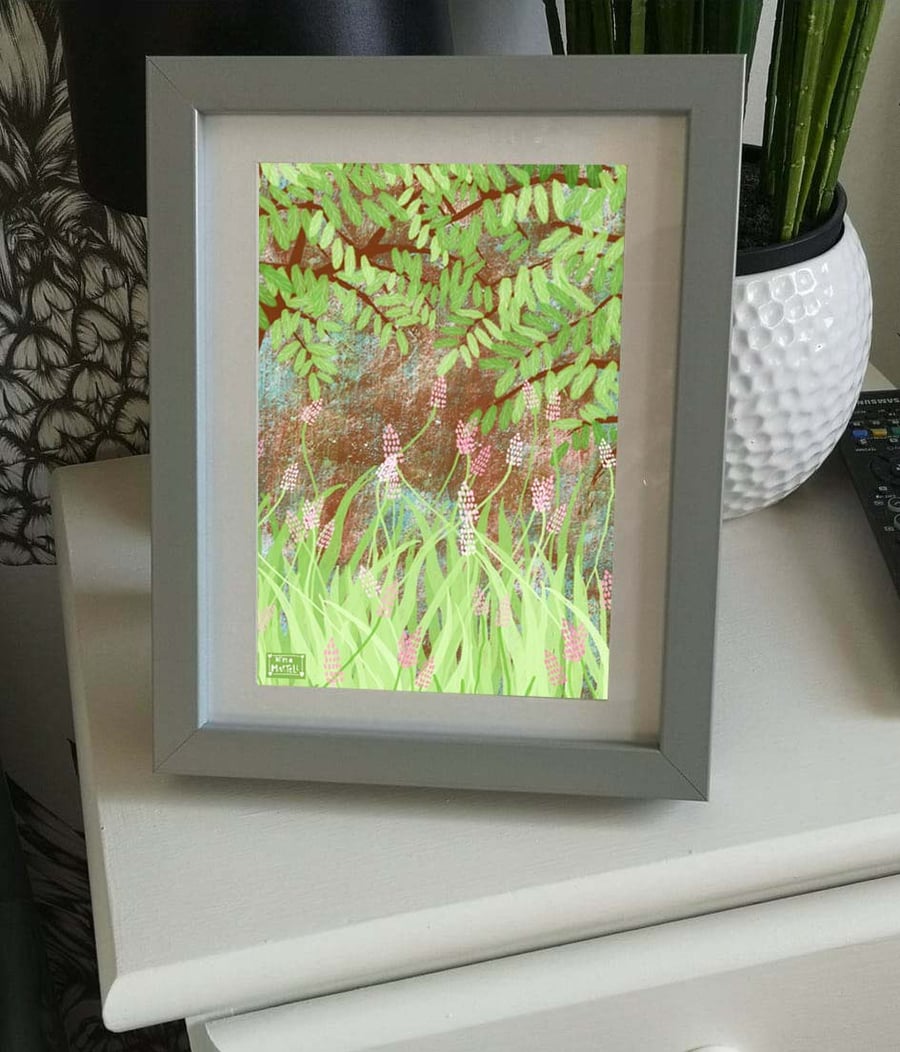 Spring Has Sprung.  Landscape  A4 Print by Nina Martell