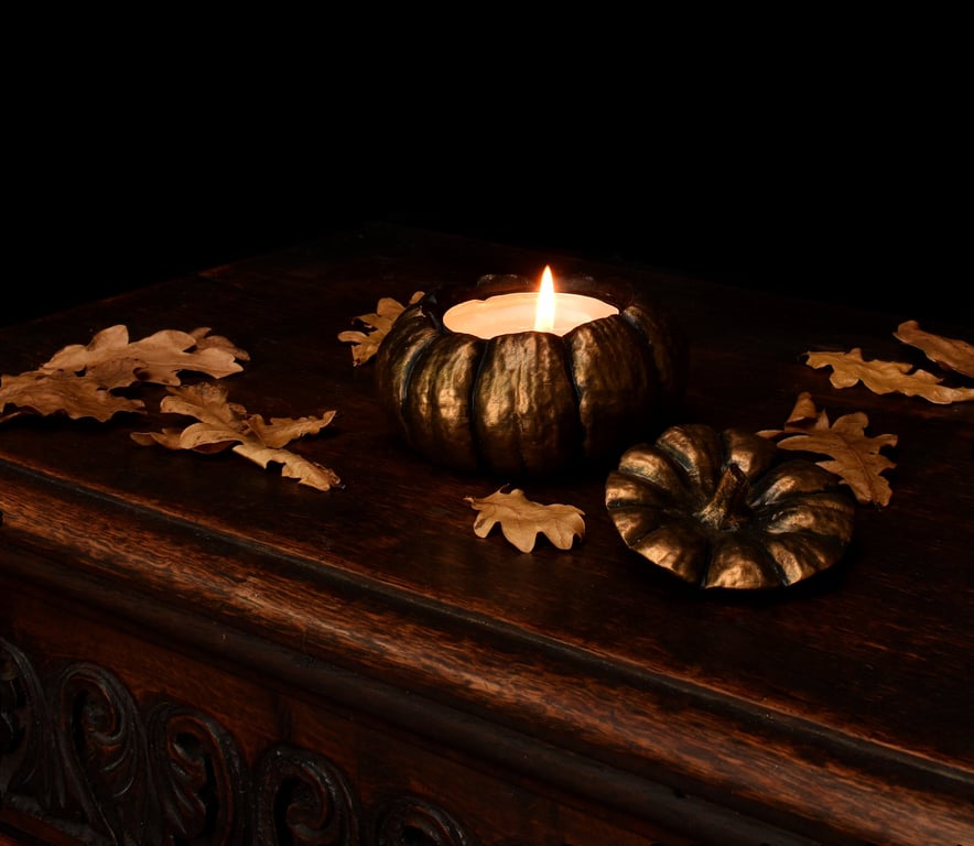 Bronze Mini Pumpkin Pot