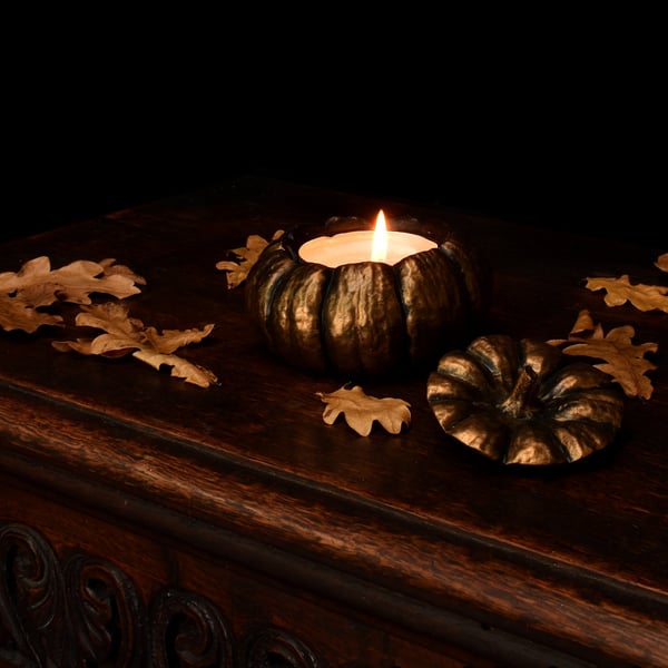 Bronze Mini Pumpkin Pot