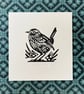 Jenny Wren - Original Handprinted Lino Print - Image 5