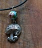 Toadstool pendant with cloissone bead - Image 5