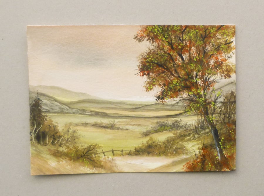 original art watercolour landscape (ref F 615.A2 )