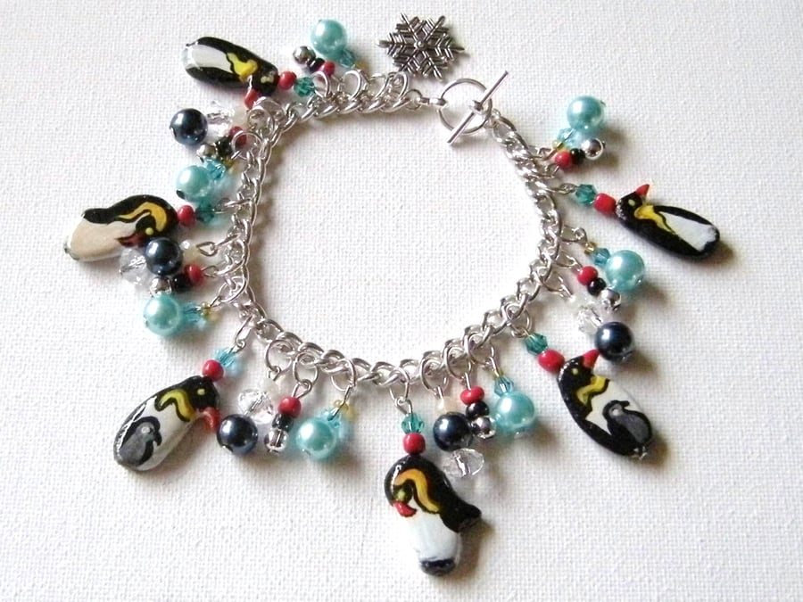 PENGUINS CHARM BRACELET