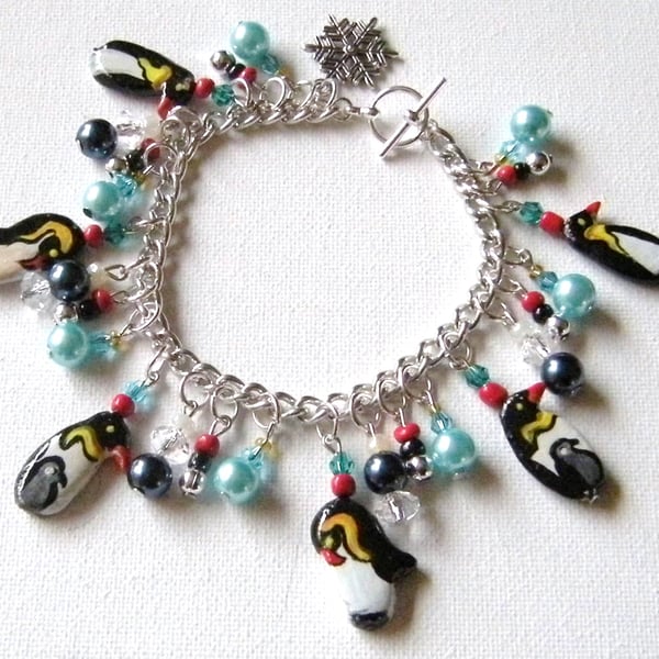 PENGUINS CHARM BRACELET