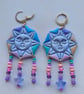 Celestial talisman sun goddess earrings 