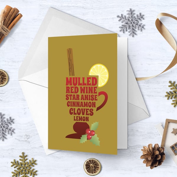 Mulled Wine Christmas Card