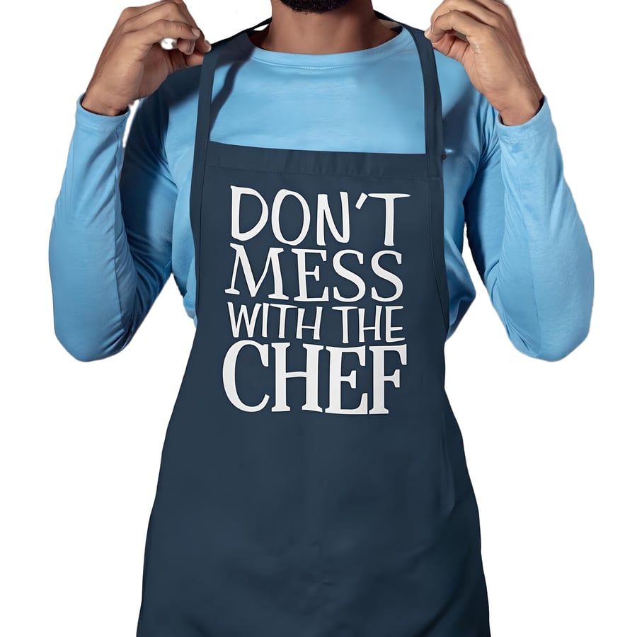 Dont Mess With The Chef Funny Kitchen BBQ Apron