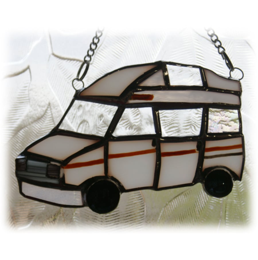 Talbot Express Camelot Campervan Suncatcher Stained Glass 1987 Made to Order