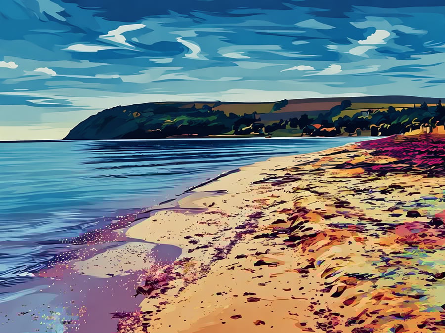 A4 Print Harbour Hidden Scotland 