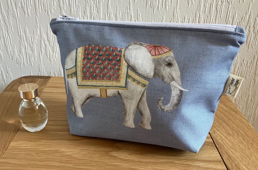 Elephant Makeup Bag, Handmade in the UK