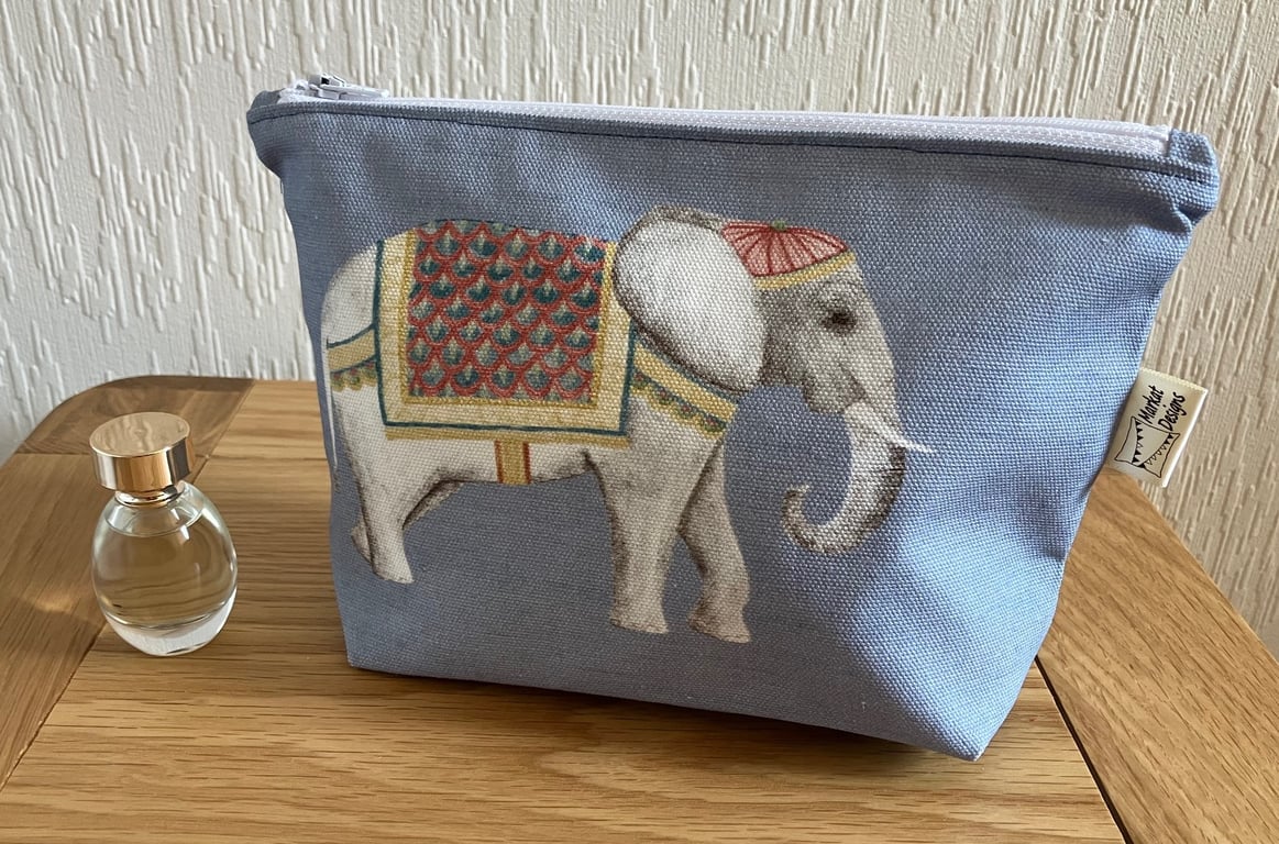 Elephant Makeup Bag, Handmade in the UK