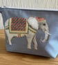 Elephant Makeup Bag, Handmade in the UK