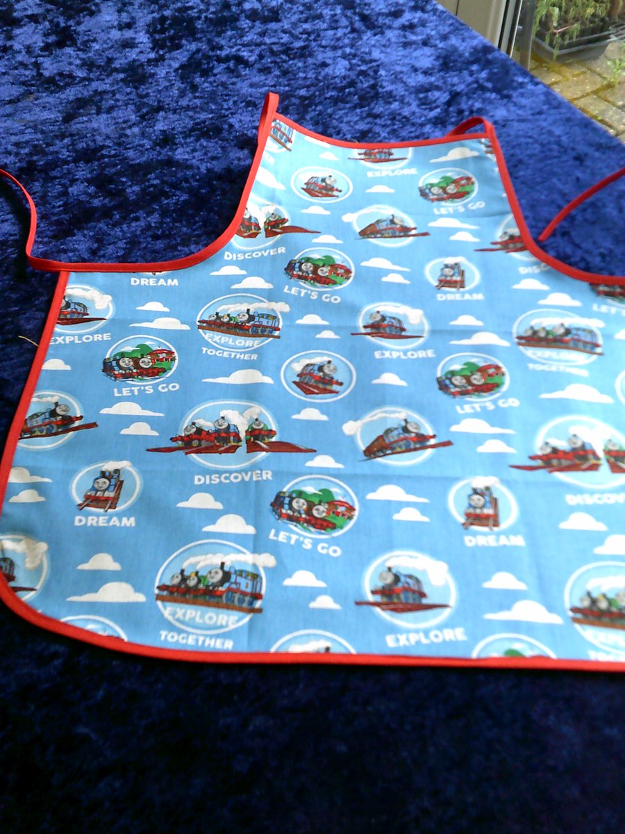 Thomas The Tank Engine Lets Go Baby Apron