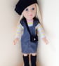 KNITTING PATTERN PDF Black Boots for Doll - Image 3