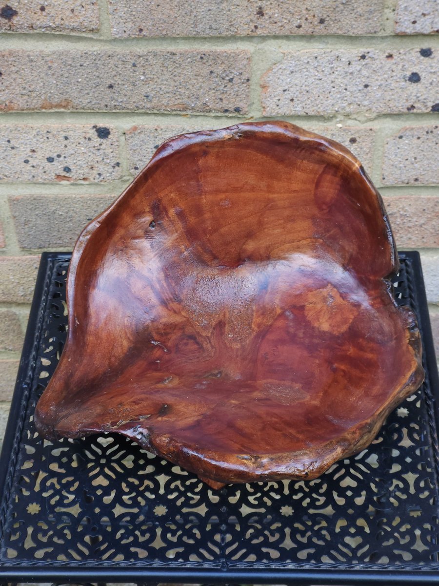 Rustic handcrafted root bowl