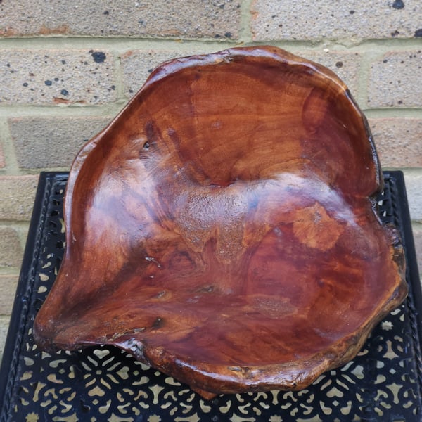 Rustic handcrafted root bowl