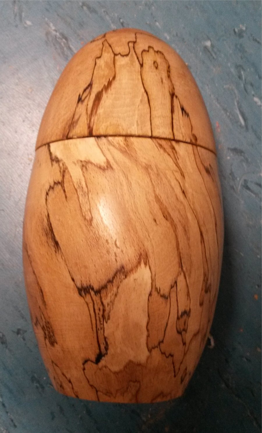 Spalted cherrywood pot