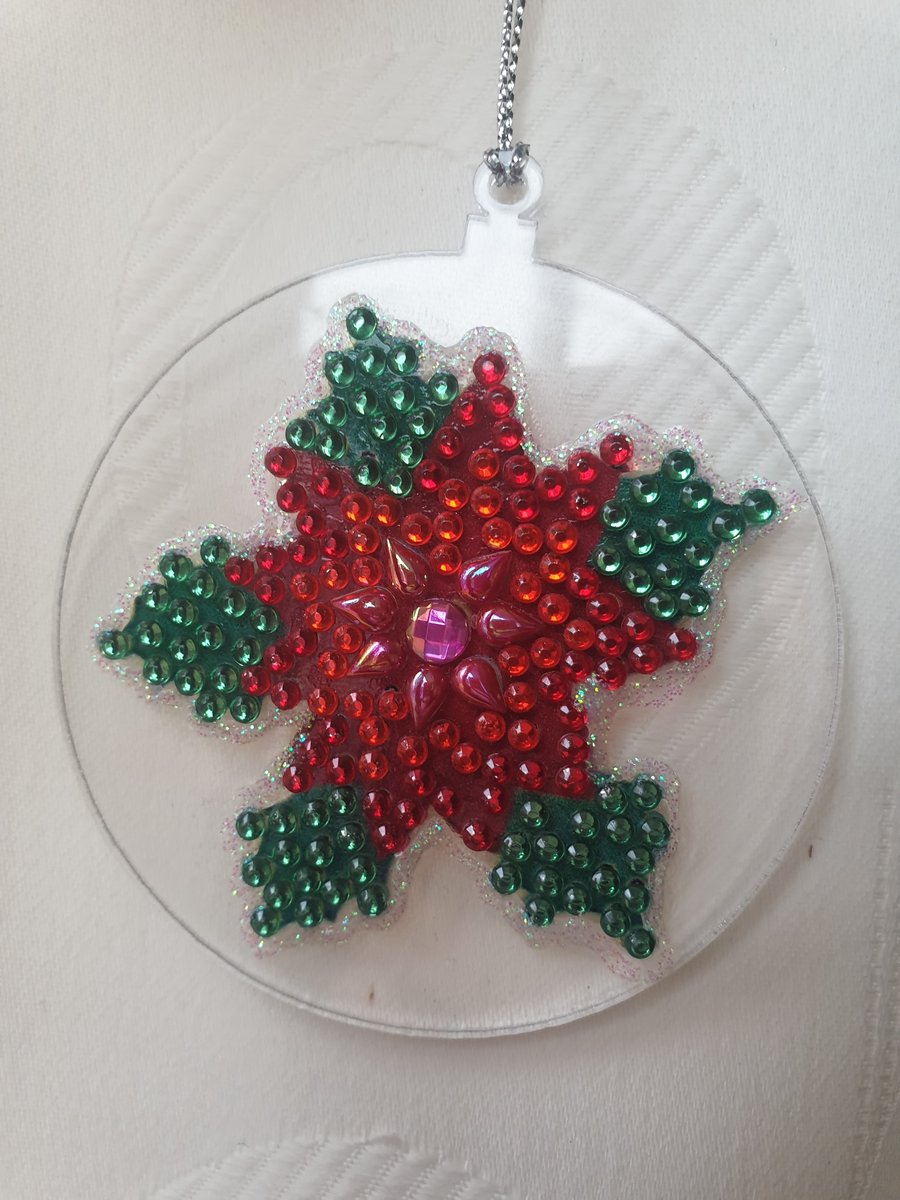 Christmas hanging tree decoration-flower