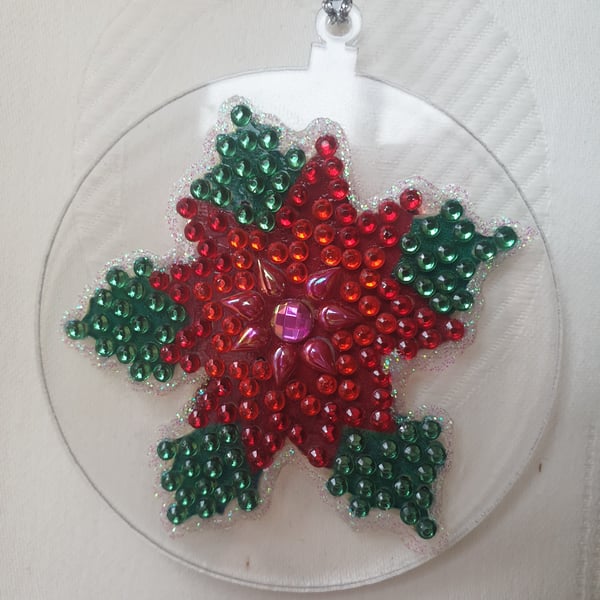 Christmas hanging tree decoration-flower