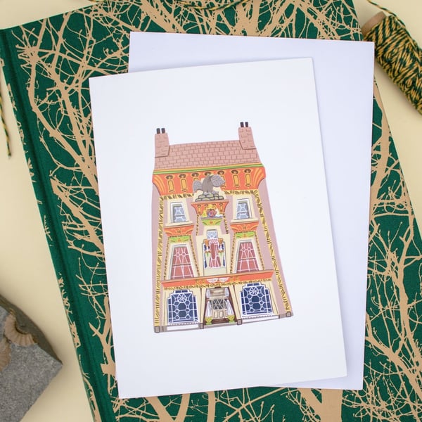 The Egyptian House, Penzance, Cornwall, Greeting Card, Note Card, Thank You Card