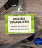 Hidden Disabilities Lanyard Card-Aluminium Awareness Badge - Image 8