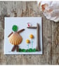 Seaglass, driftwood and seashell, ROBIN - Image 4