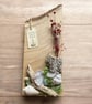 Handcrafted Red Oak Coastal Wooden Display Plaque with Sea Shells & Driftwood  - Image 4